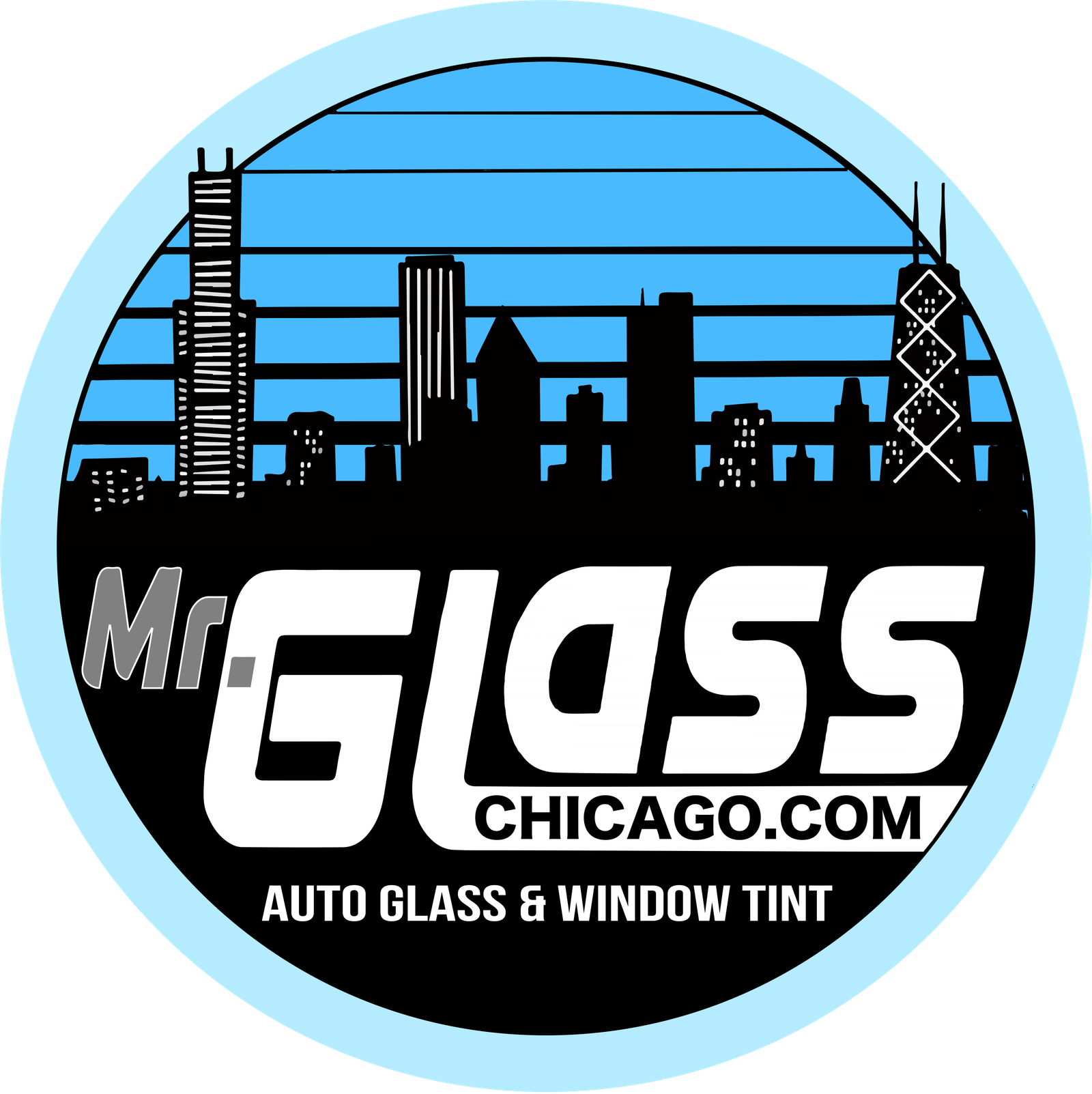 Mr Glass Chicago Logo